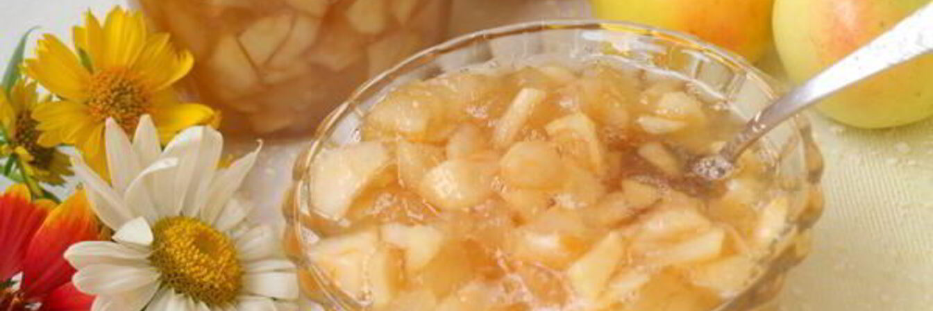 Яблочный джем с карамелью