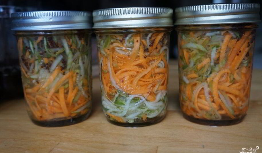 Рецепт кабачков с морковкой на зиму без стерилизации