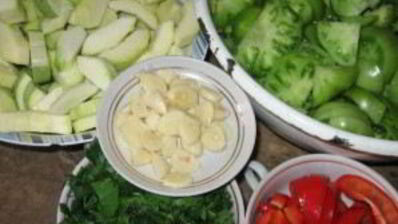 кабачки с помидорами на зиму