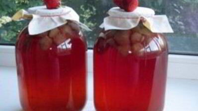 клубничный компот на зиму