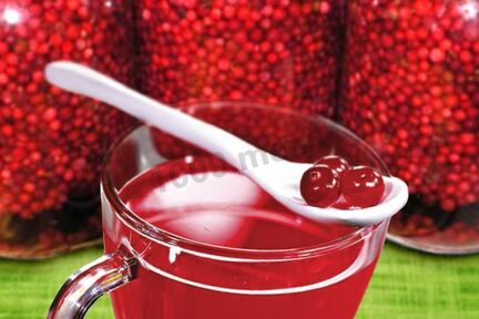 Компот из брусники на зиму