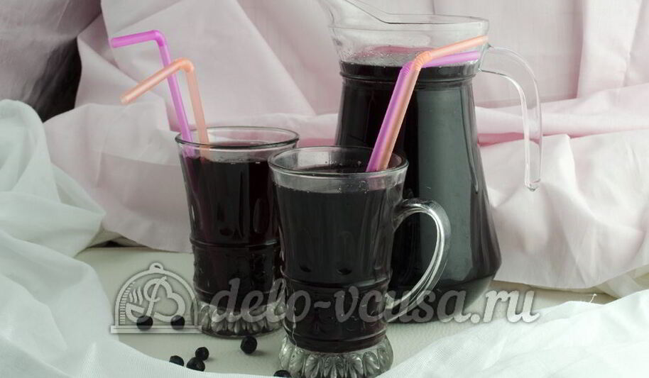 Рецепт компота из черники