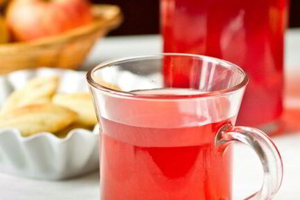 Компот из клубники и клюквы