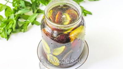 компот из сливы на зиму без стерилизации