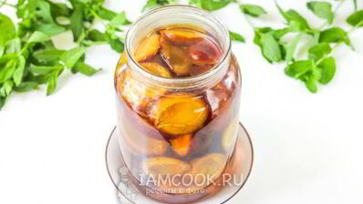 компот из сливы на зиму без стерилизации