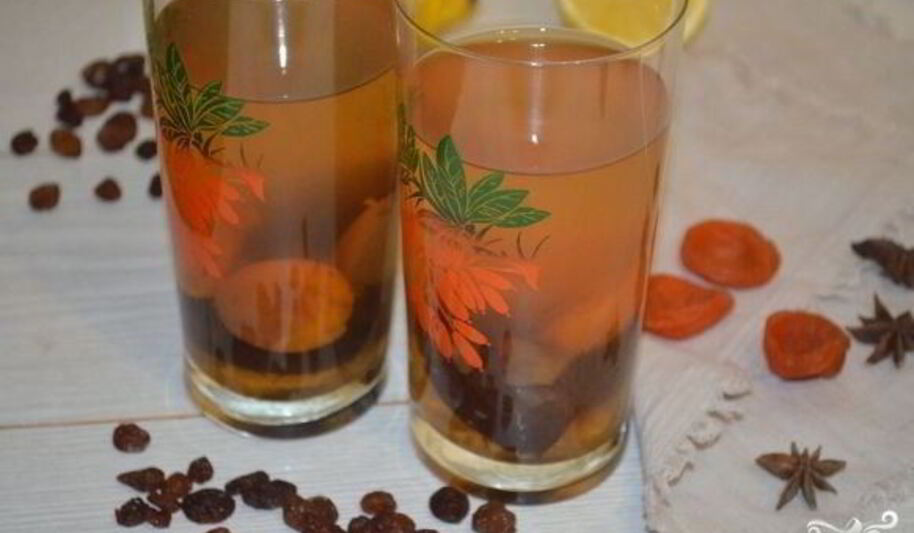 Рецепт компота из сухофруктов и изюма