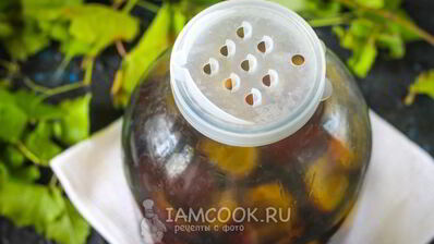 компот из винограда и слив на зиму