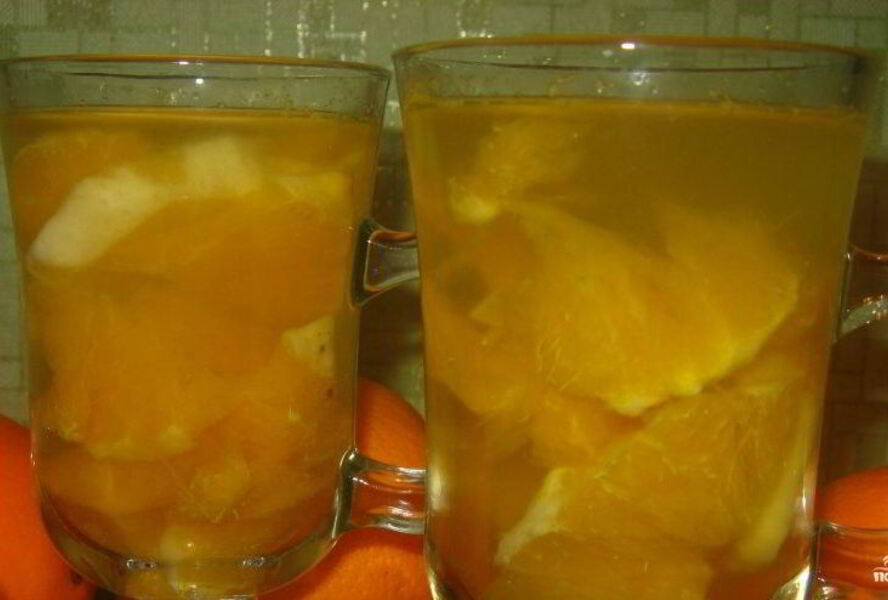 Компот из яблок и апельсинов