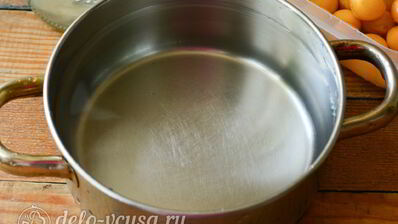 компот из желтой алычи на зиму