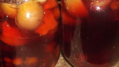 компот сливово-яблочный