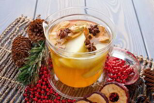 Рождественский фруктовый компот