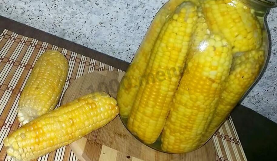Рецепт кукурузы ны зиму в початкаха