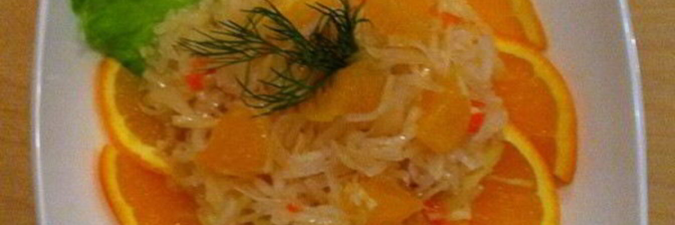 Квашеная капуста с апельсином