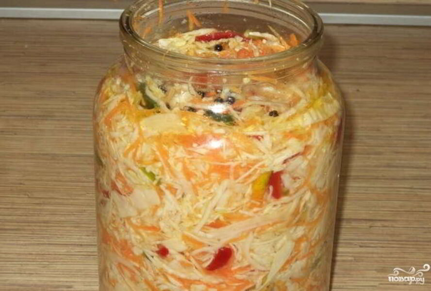 Квашеная капуста с хреном