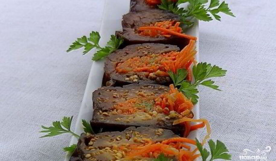 Рецепт квашеных баклажанов с морковкого и чеснокома