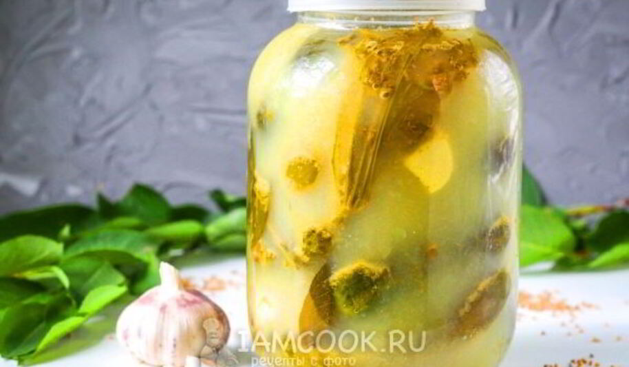 Рецепт квашеных огурцов с горчицей