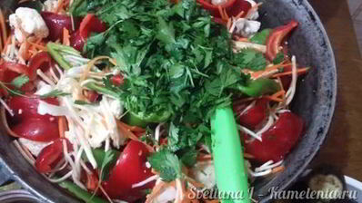 баклажаны маринованные с цветной капустой и гогошарами