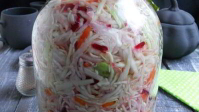 капуста маринованная со свеклой