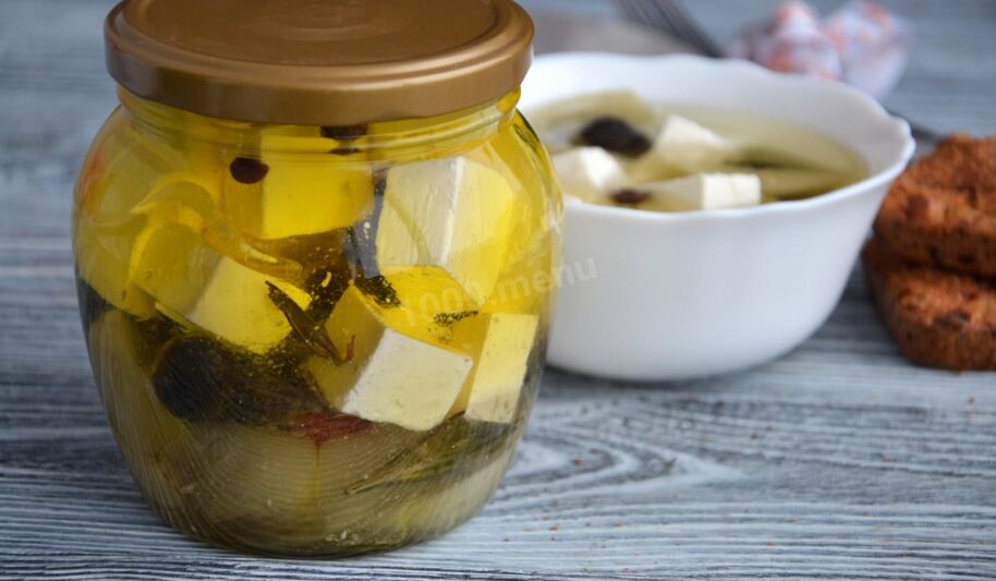 Рецепт маринованной брынзы