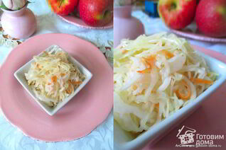 Маринованная капуста по быстрому