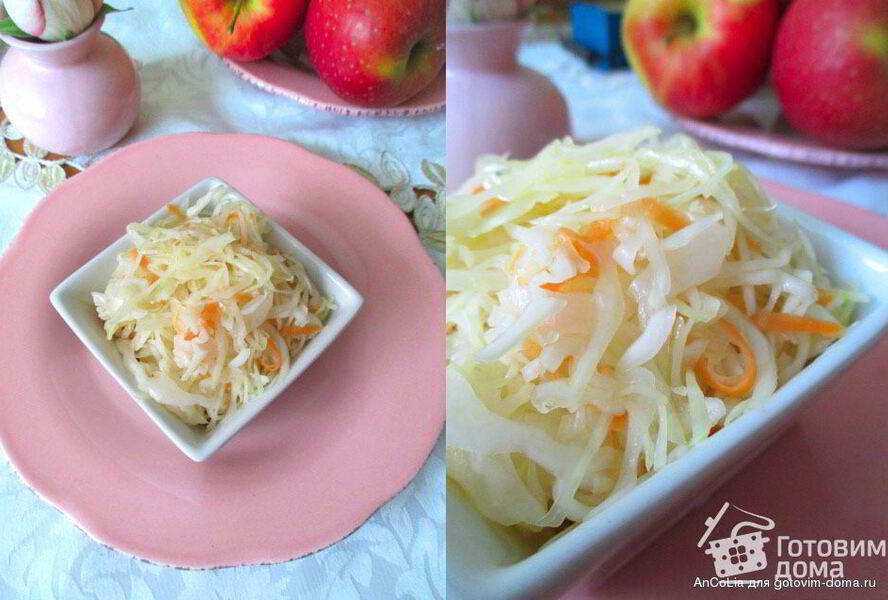 Маринованная капуста по быстрому