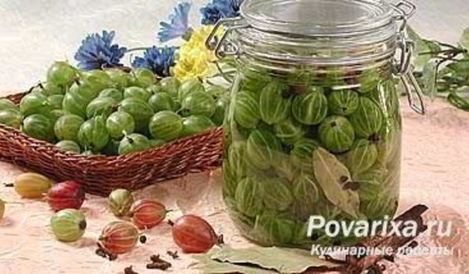 Рецепт маринованного крыжовника
