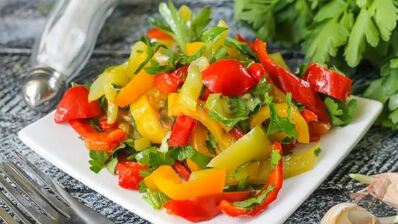 маринованный перец болгарский не на зиму