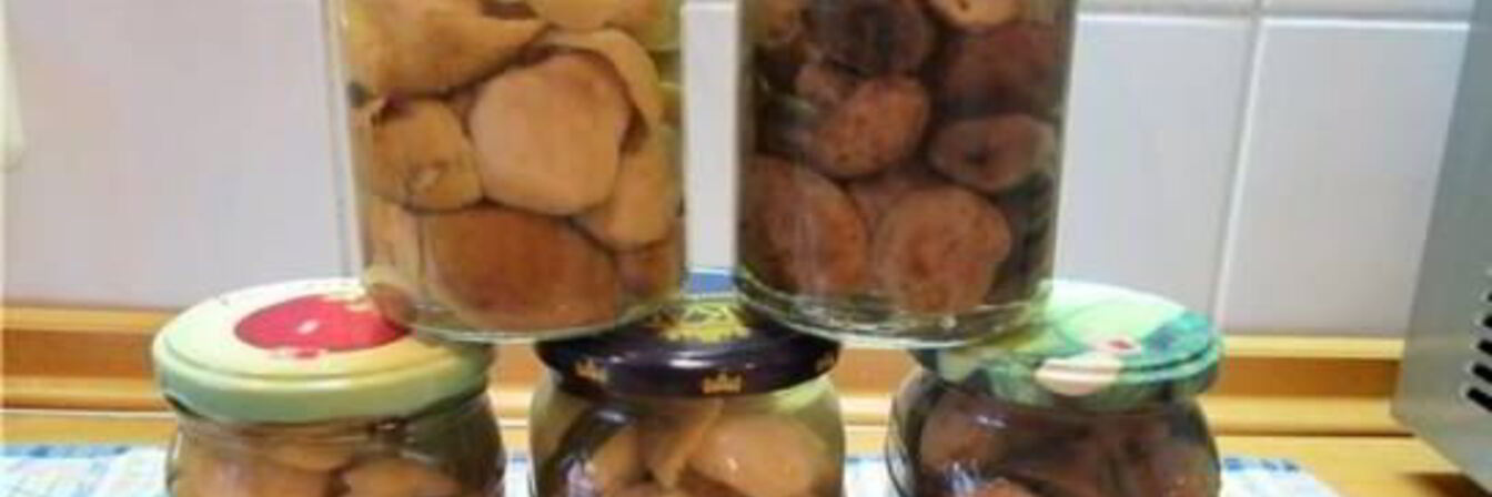 Маринованные белые грибы с корицей