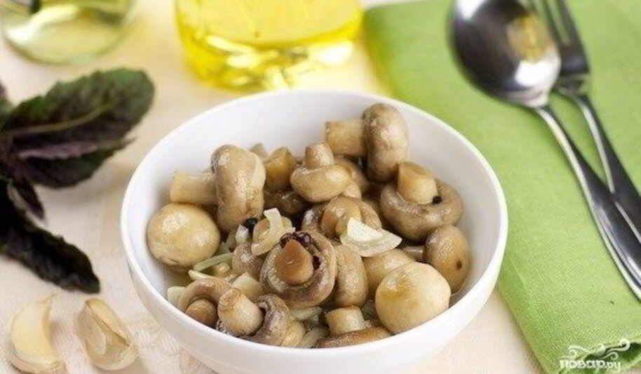 Рецепт маринованных грибочков на зиму