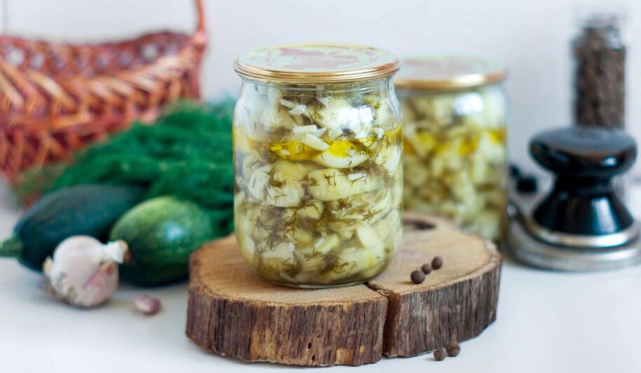 Рецепт маринованных кабачков