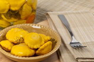 Маринованные патиссоны