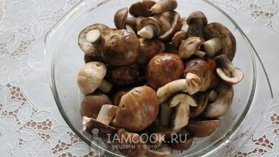 маринованные подберезовики