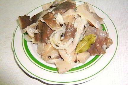 Маринованные вешенки