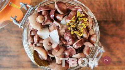 маслята маринованные
