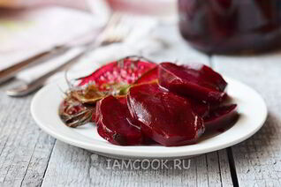 Свекла, маринованная с апельсином