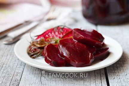 Свекла, маринованная с апельсином