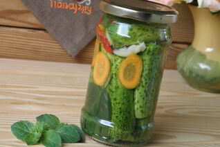 Огурчики на зиму с лимонной кислотой