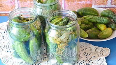 огурцы на зиму в литровых банках