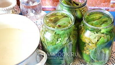 огурцы на зиму в литровых банках