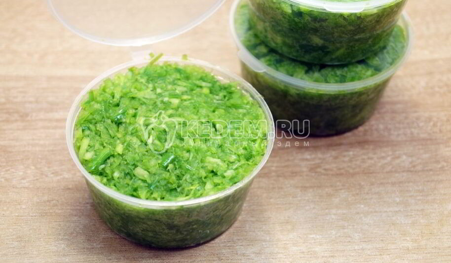 Рецепт пасты из чесночных стрелок на зиму заморозка