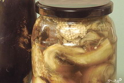 Печеные баклажаны на зиму