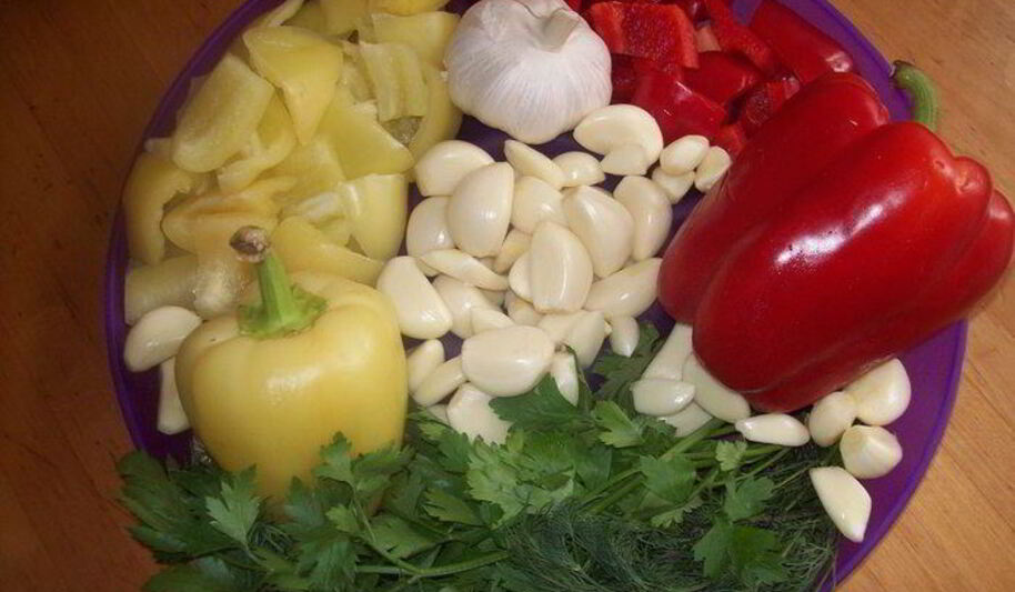 Рецепт перечно-чесночной приправа