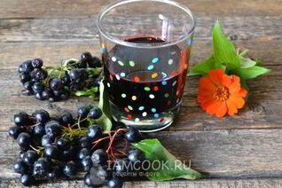 Сок из черноплодной рябины на зиму