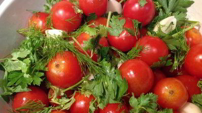 быстрые малосольные помидоры