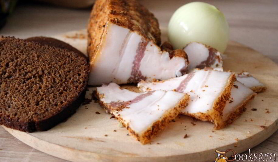 Рецепт домашнего соленого сала