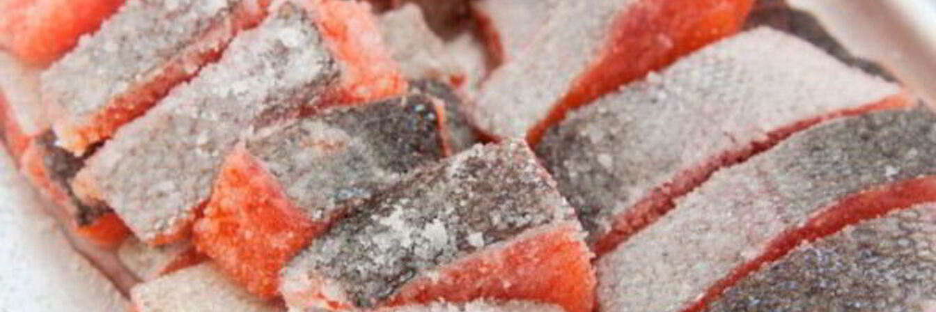 Домашняя соленая форель