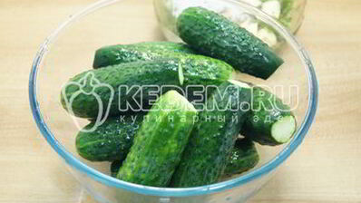 хрустящие малосольные огурцы в банке