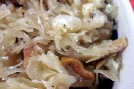 Кислая капуста с грибами