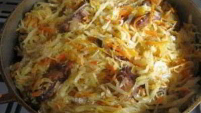 кислая капуста со свининой