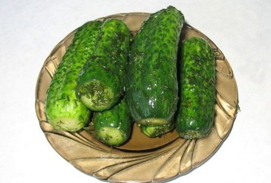 Малосольные огурцы без рассола